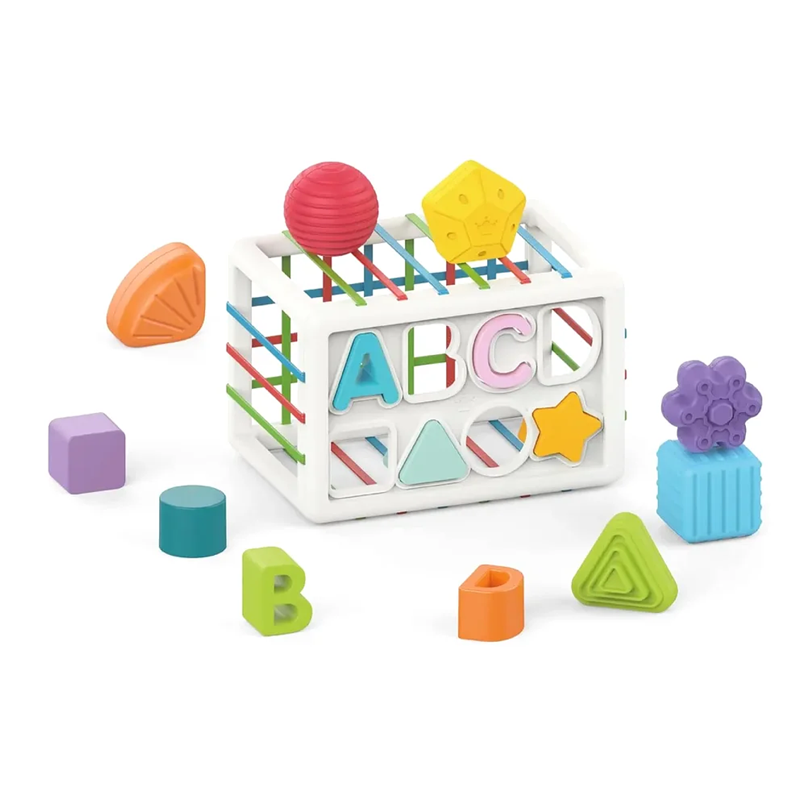 Cubo Multiformas Montessori Juguete Didáctico Motricidad BlueKids 3