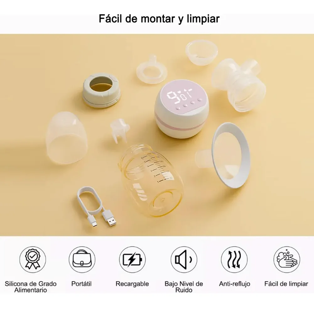 Extractor de Leche Materna Eléctrico Portátil USB | BlueKids 6