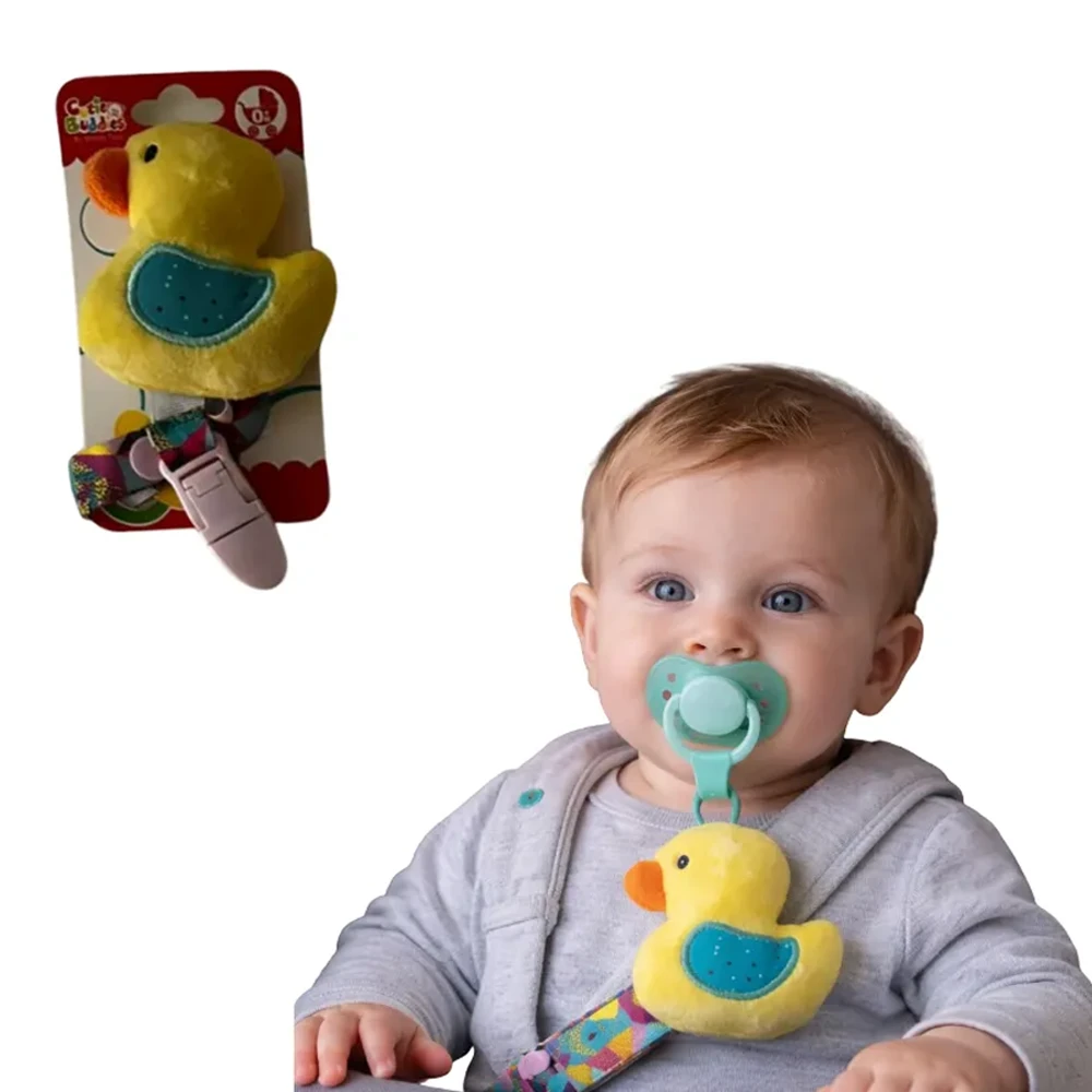 Porta Chupete Sujetador Bebé Animalitos Clip Lavable BlueKids 6