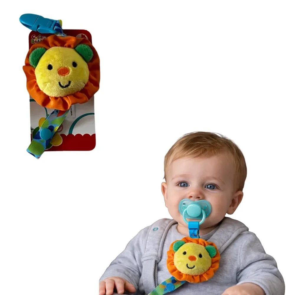 Porta Chupete Sujetador Bebé Animalitos Clip Lavable BlueKids 7