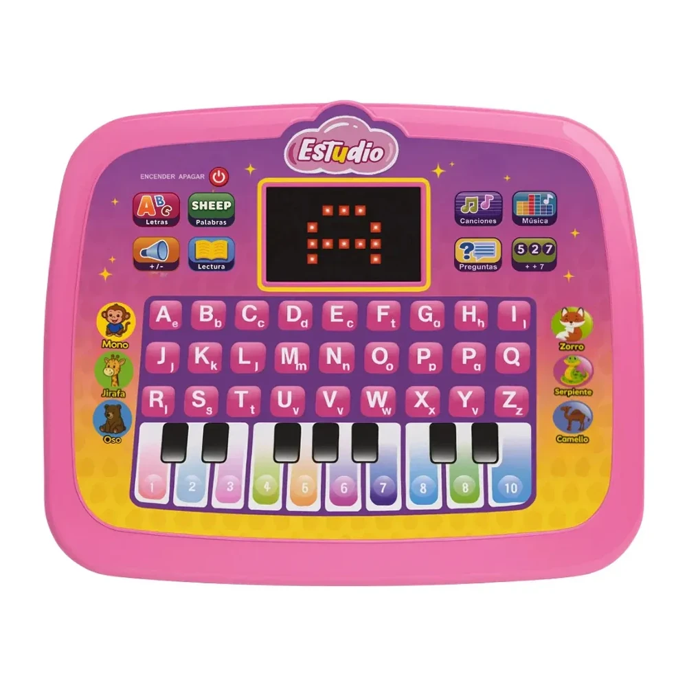 Computadora Juguete Educativo Infantil Música y Letras BlueKids 2