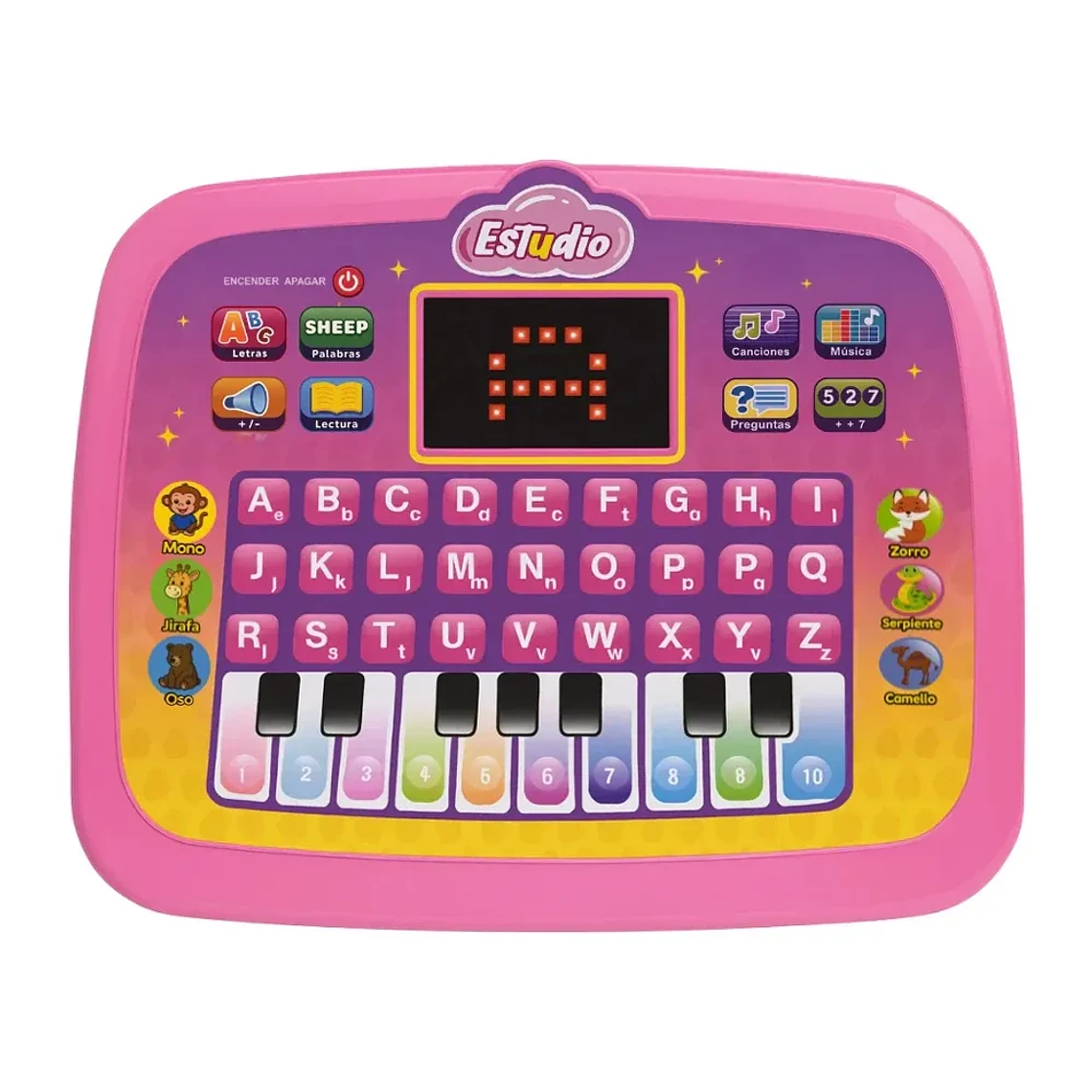 Computadora Juguete Educativo Infantil Música y Letras BlueKids 2
