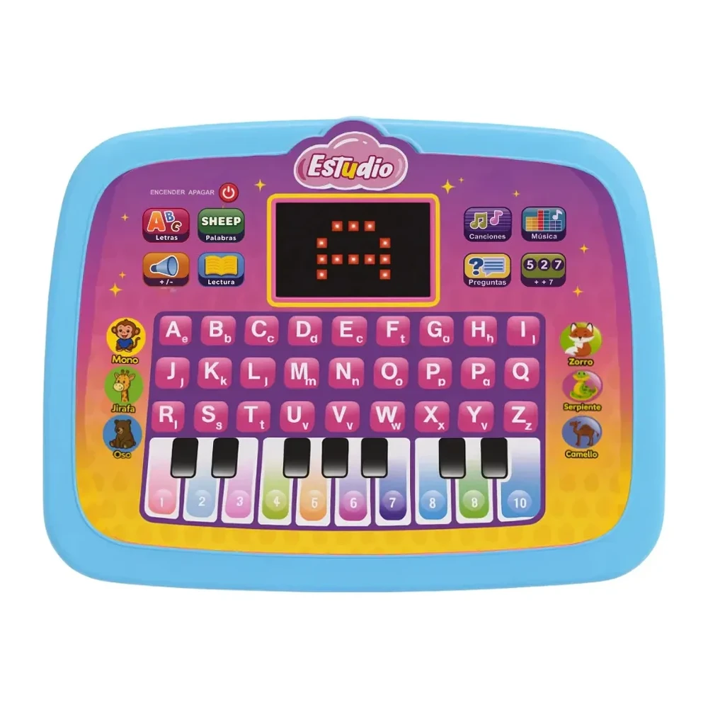 Computadora Juguete Educativo Infantil Música y Letras BlueKids 1