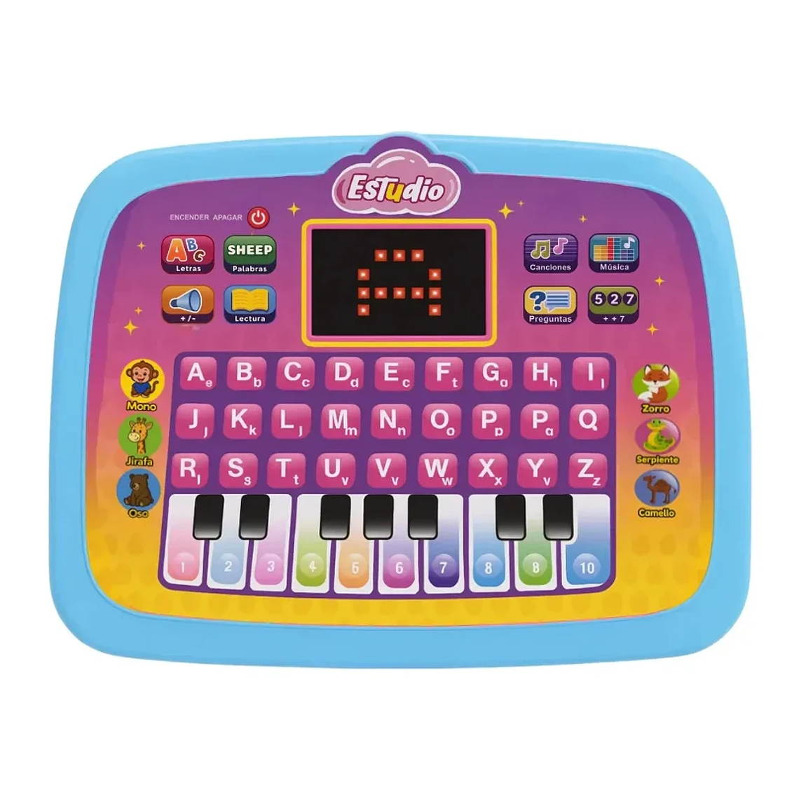 Computadora Juguete Educativo Infantil Música y Letras BlueKids 1