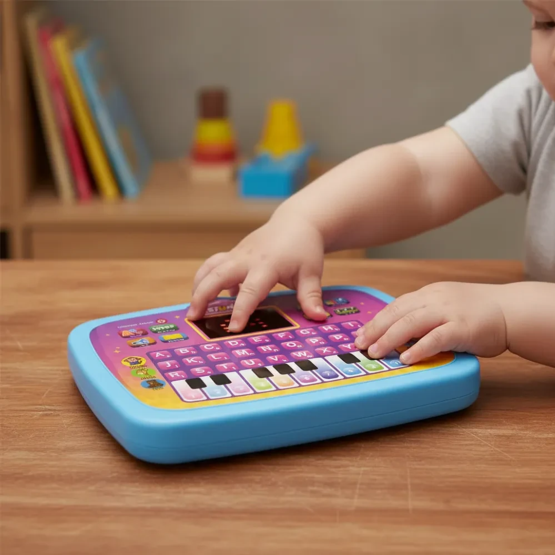 Computadora Juguete Educativo Infantil Música y Letras BlueKids 4