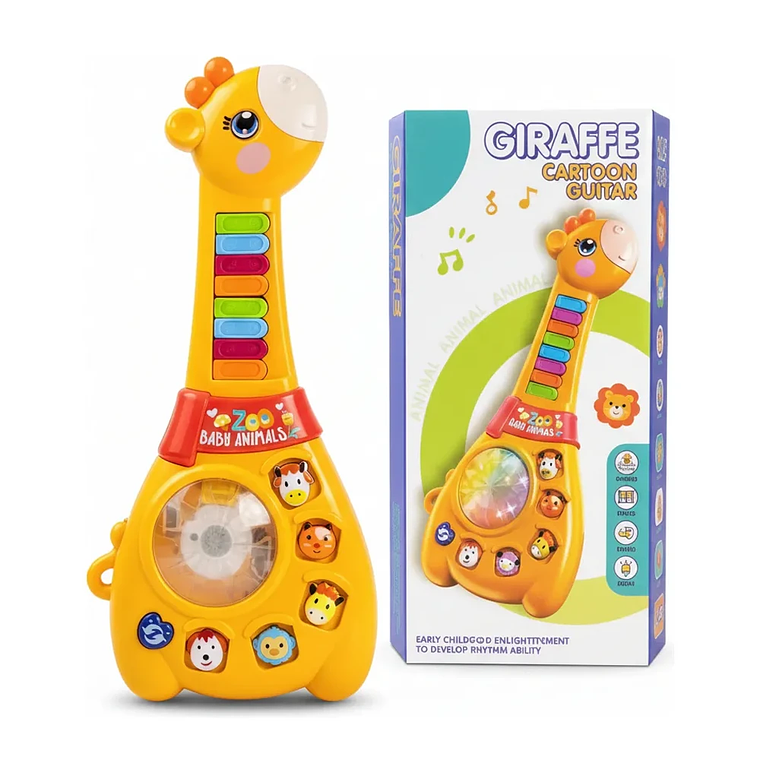 Jirafa Guitarra Bebé Juguete Musical Didáctico BlueKids 2
