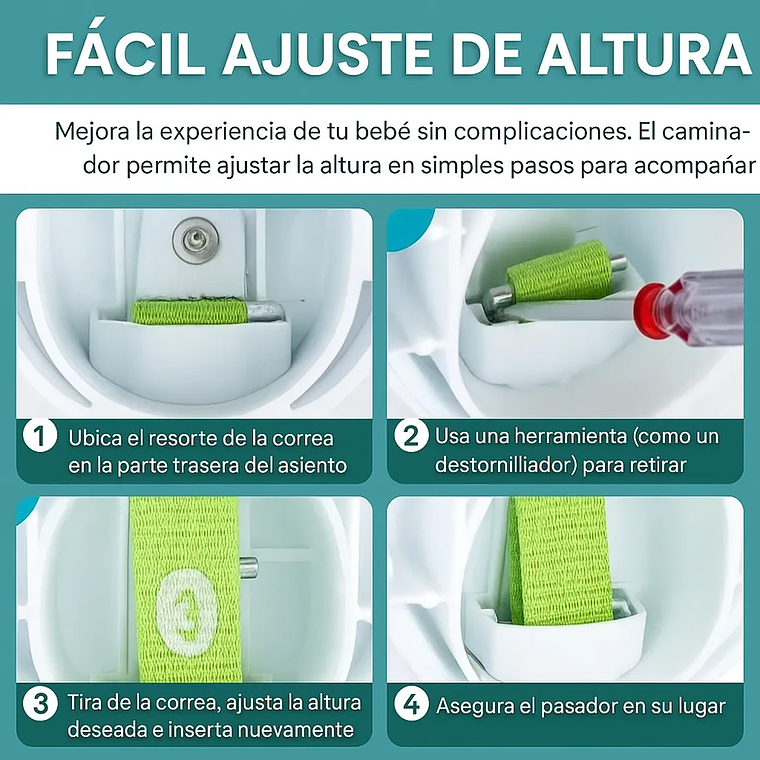 Saltarín Musical Baby Jumper 360 con 3 Niveles en Rosado y Azul | BlueKids  6