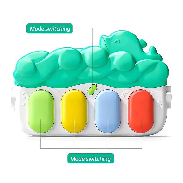 Gimnasio para Bebé con Piano Musical y Alfombra Acolchada | BlueKids  5