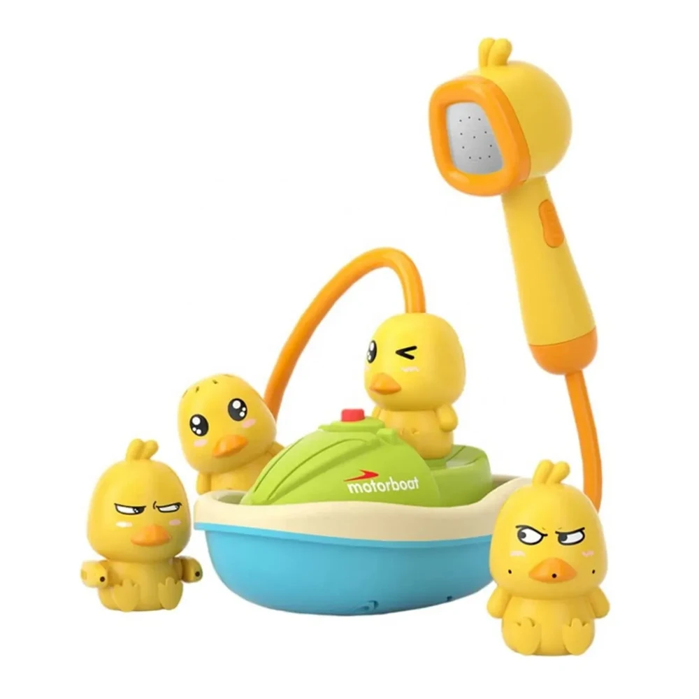 Juguete de Baño con Ducha Manual y Barco Flotante | BlueKids  1