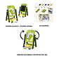 Pizarra Magnética Infantil 2 en 1 con Caballete y Accesorios | BlueKids - Miniatura 9