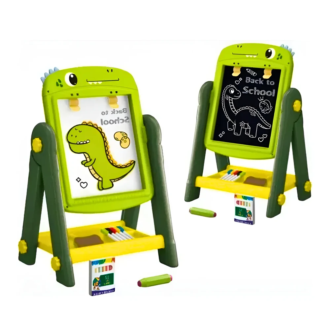 Pizarra Magnética Infantil 2 en 1 con Caballete y Accesorios | BlueKids 2