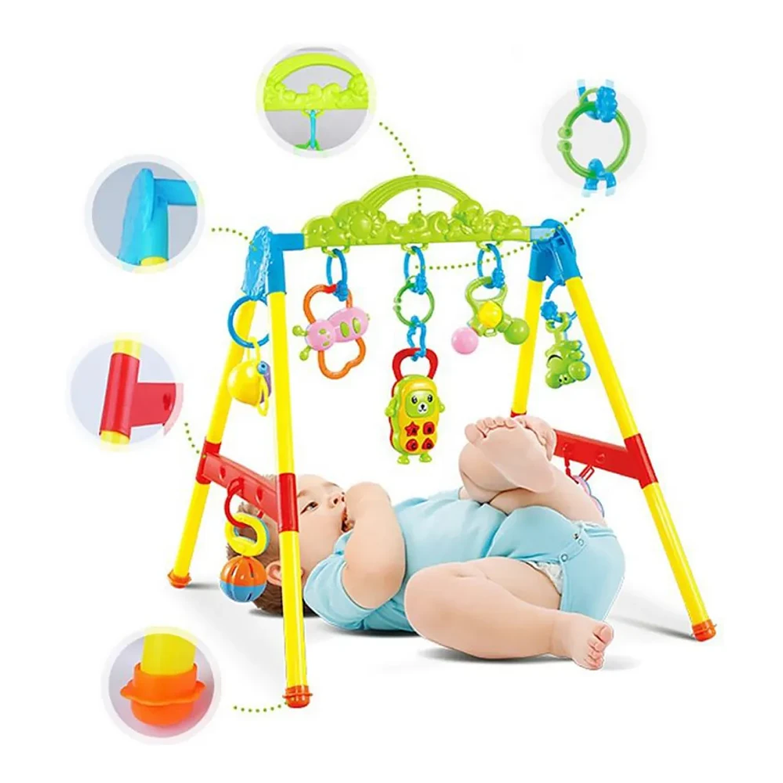 Gimnasio Musical para Bebé con 20 Canciones y Luces | BlueKids  5