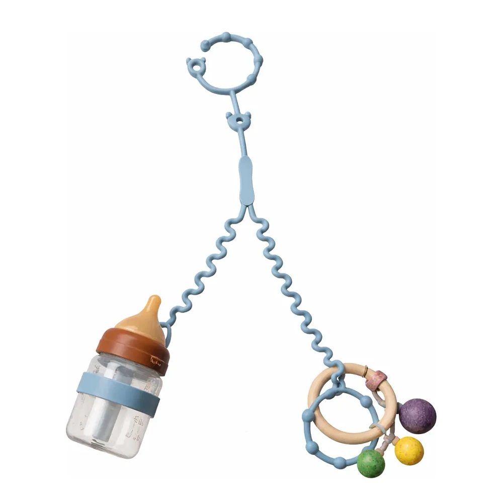 Sujetador de Mamadera y Juguetes Sensorial Libre de BPA Bluekids 2