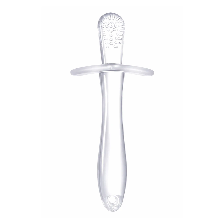 Mordedor de Silicona Masajeador de Encías con Barrera de Seguridad BlueKids  1