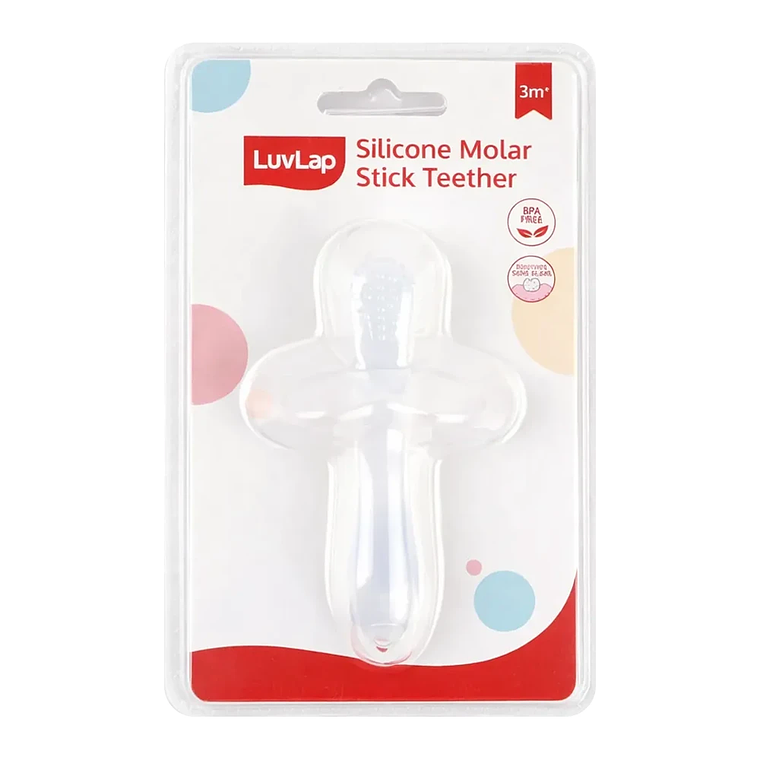 Mordedor de Silicona Masajeador de Encías con Barrera de Seguridad BlueKids  9