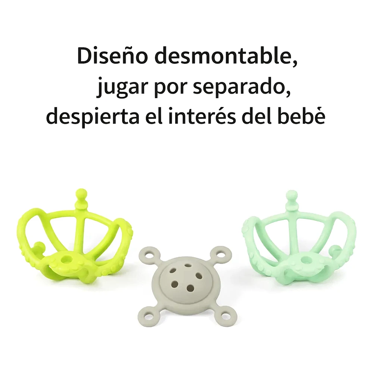 Mordedor de Silicona para Bebé con Masajeador de Encías Libre de BPA 5