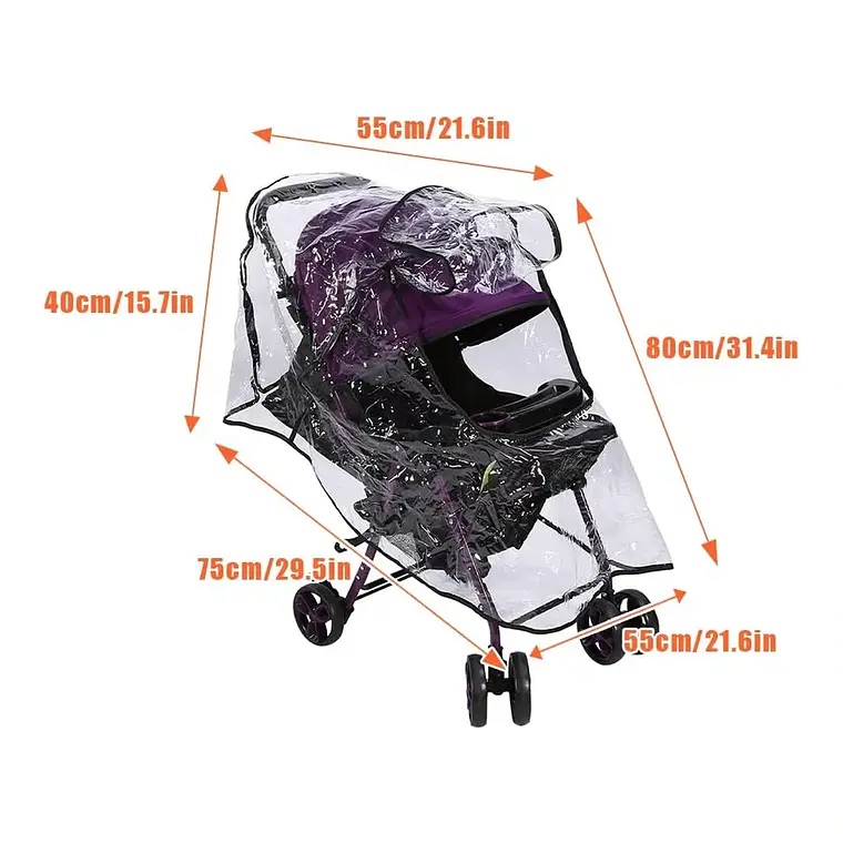 Cubre Coche Impermeable Universal con Ventanilla y Cierre 3