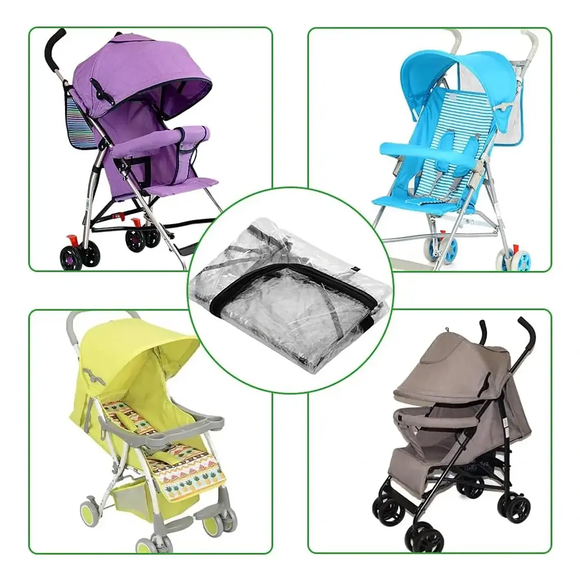 Cubre Coche Impermeable Universal con Ventanilla y Cierre 7