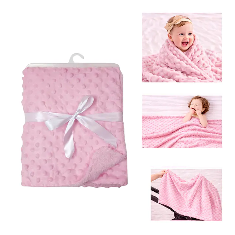 Manta Polar Reversible para Bebé 100x75 cm - Extra Suave y Confortable 1