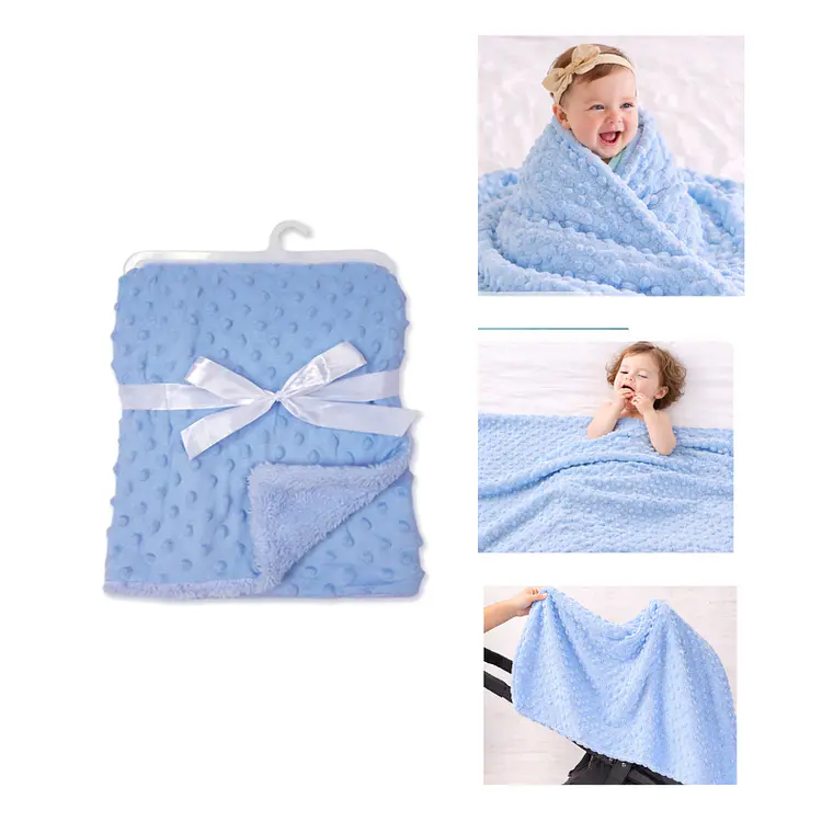 Manta Polar Reversible para Bebé 100x75 cm - Extra Suave y Confortable 2