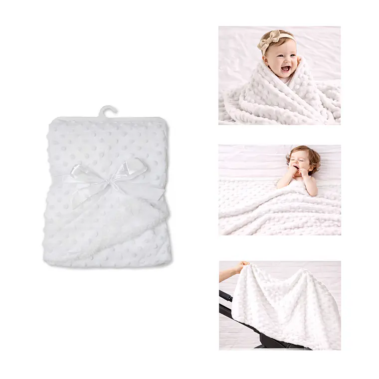 Manta Polar Reversible para Bebé 100x75 cm - Extra Suave y Confortable 3