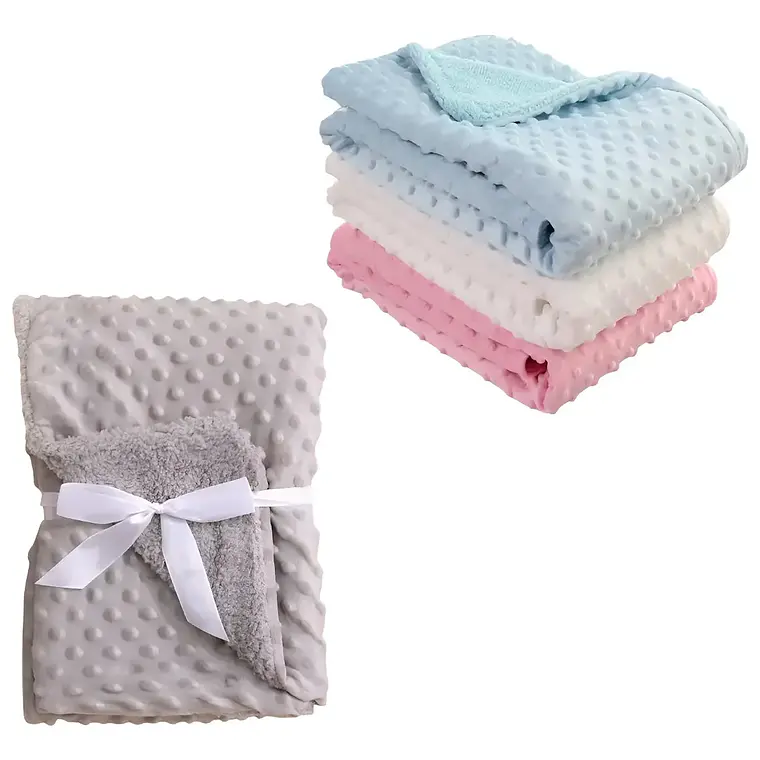 Manta Polar Reversible para Bebé 100x75 cm - Extra Suave y Confortable 5