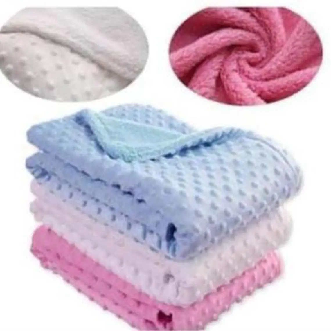 Manta Polar Reversible para Bebé 100x75 cm - Extra Suave y Confortable 6