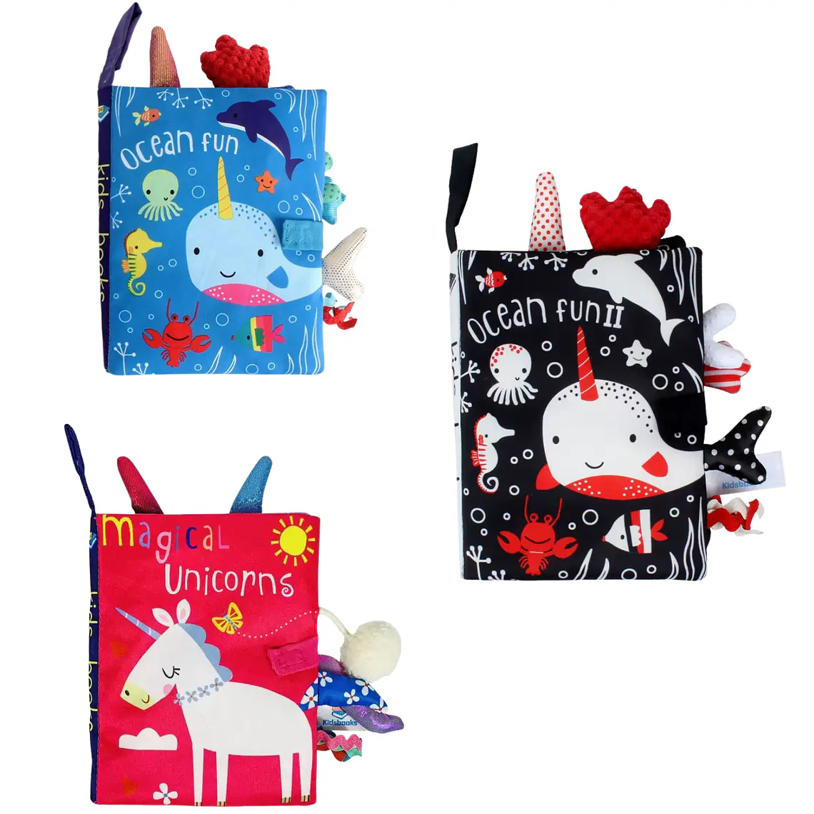 Libro Sensorial para Bebé de Tela - Juguete Didáctico Montessori 1