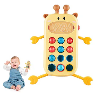 Teléfono Didáctico para Bebé y Juguete Sensorial Montessori