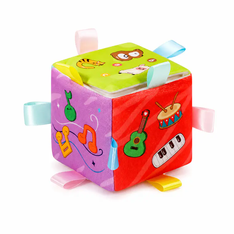 Cubo Didáctico Musical 6 en 1 para Bebés con Luces y Sonidos Montessori 2