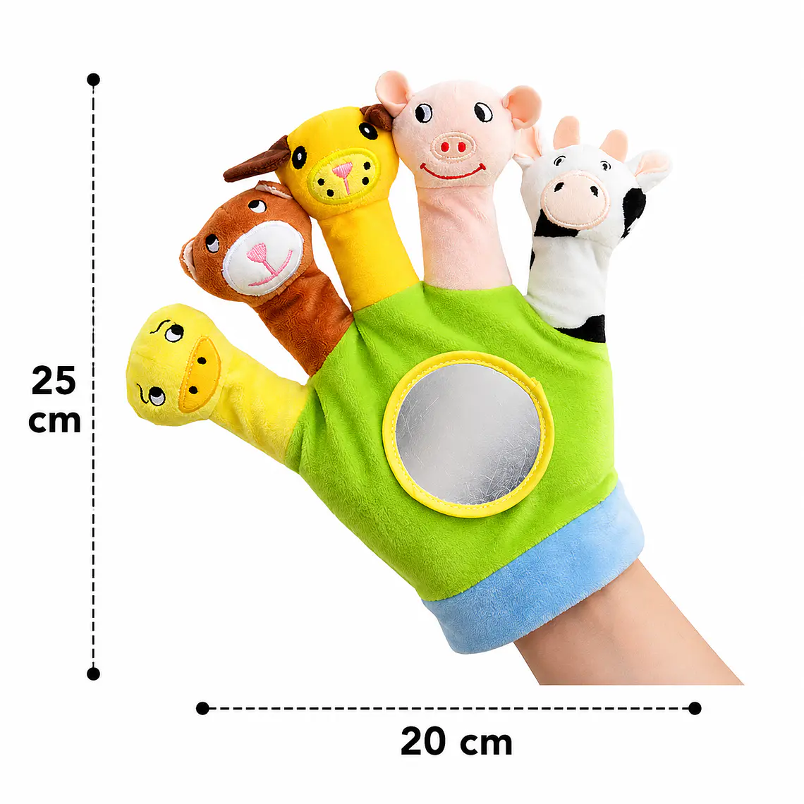 Guante Didáctico Sensorial de Animales para Estimulación de Bebés 9
