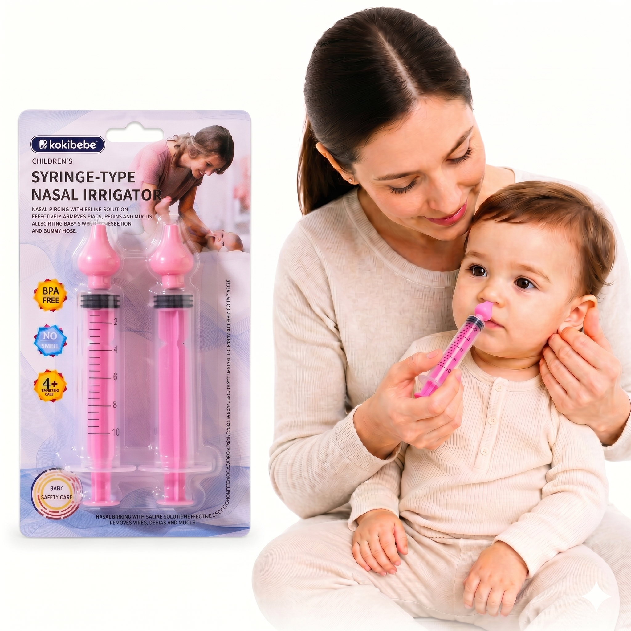 Jeringa Lavado Nasal Bebé 10ml Boquilla Suave Pack 2 | Bluekids  5