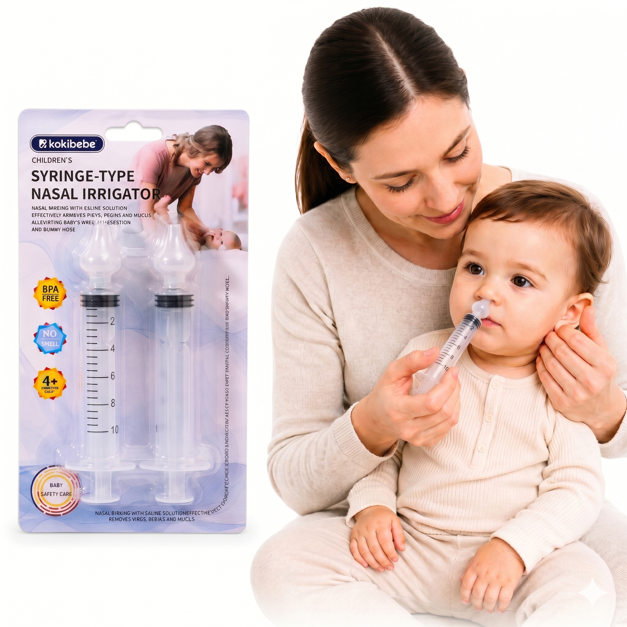 Jeringa Lavado Nasal Bebé 10ml Boquilla Suave Pack 2 | Bluekids  9
