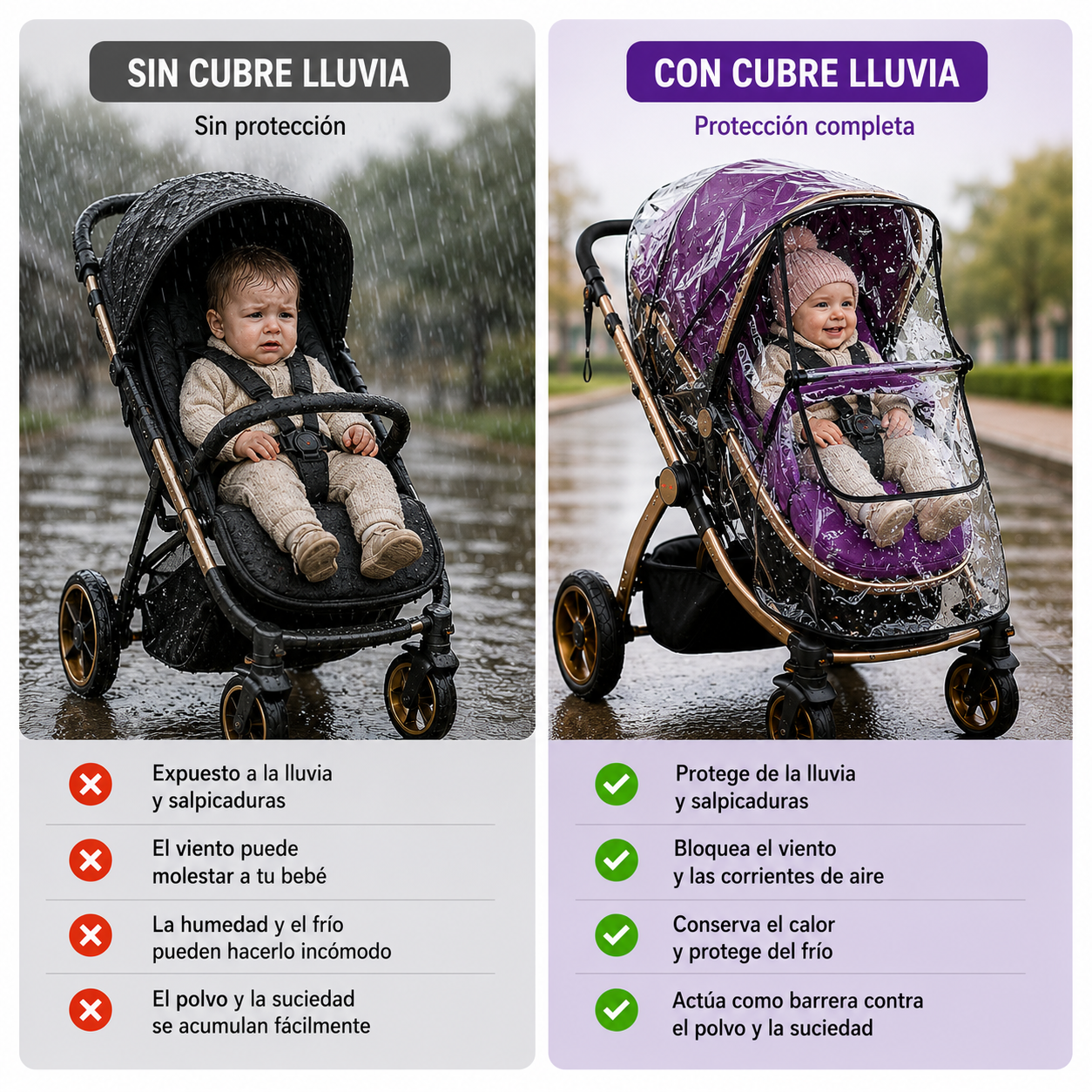 Cubre Coche Impermeable Universal con Ventanilla y Cierre 6