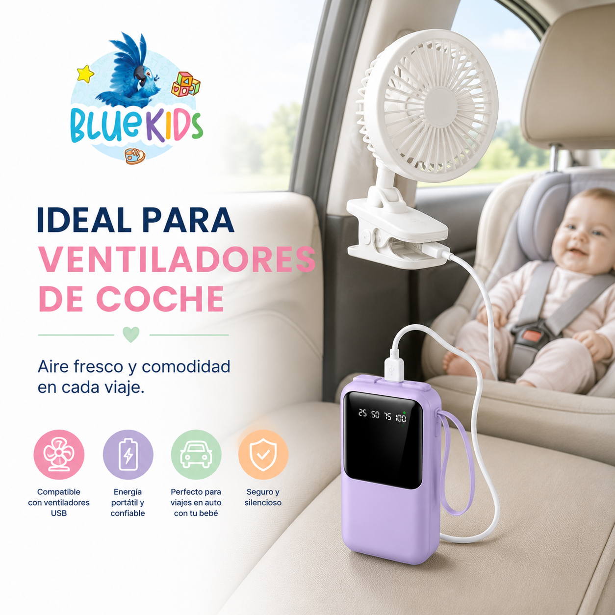 Power Bank 10000mah Carga Rápida Para Extractores de leche portátiles. 5
