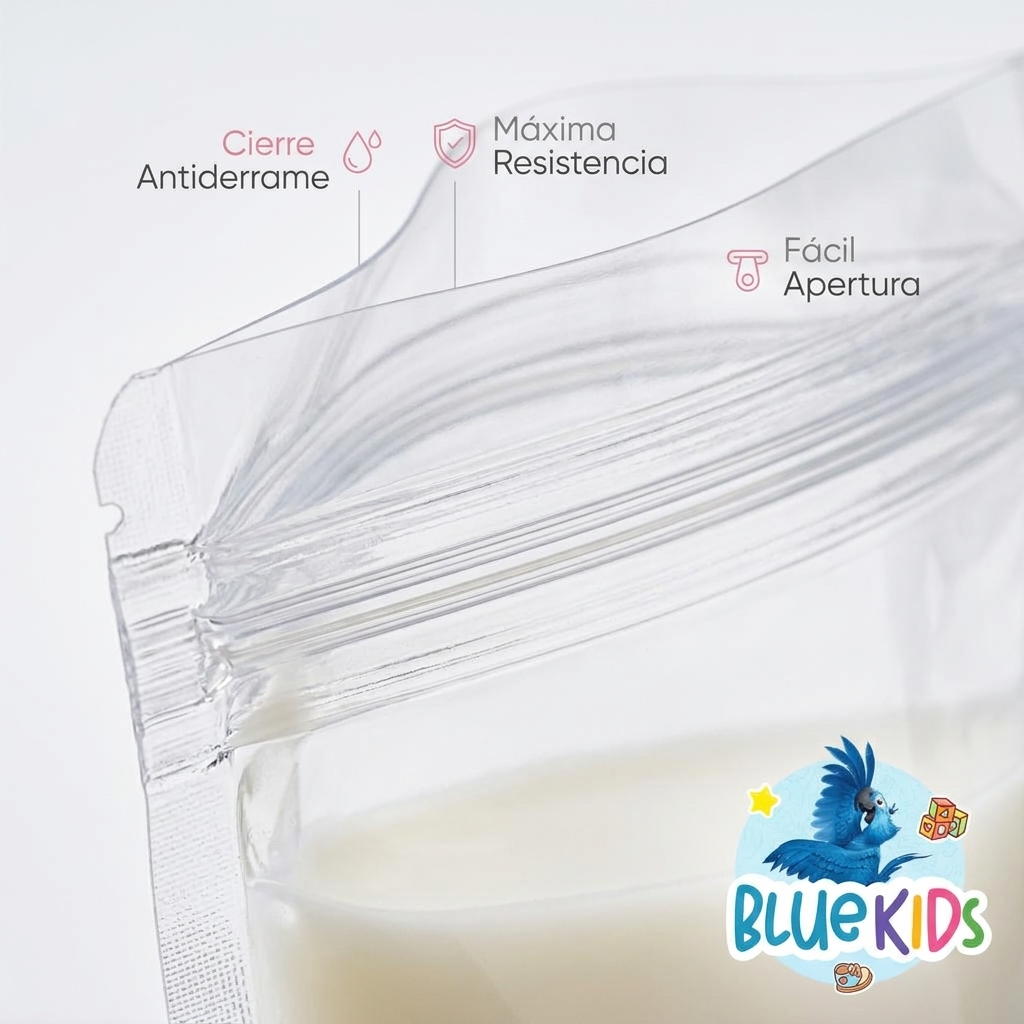 Pack 30 Bolsas Para Leche Materna 250ml Doble Cierre BPA 3
