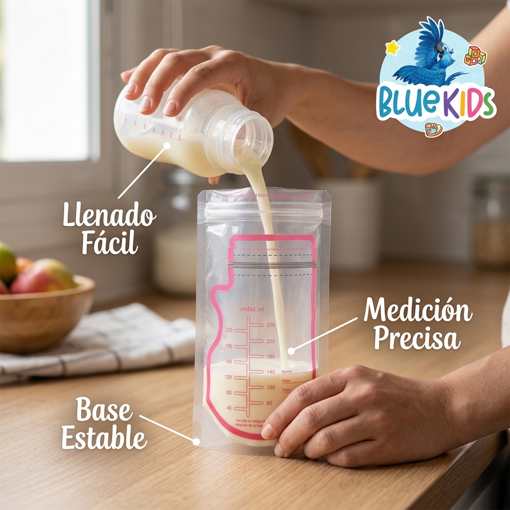 Pack 30 Bolsas Para Leche Materna 250ml Doble Cierre BPA 5
