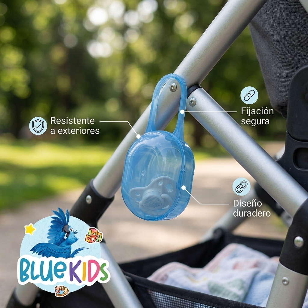 Caja Porta Chupete Bebe Estuche Protector Higienico Libre BPA 10
