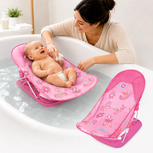 Silla Asiento Baño Bebe Plegable Reclinable Tina Antideslizante