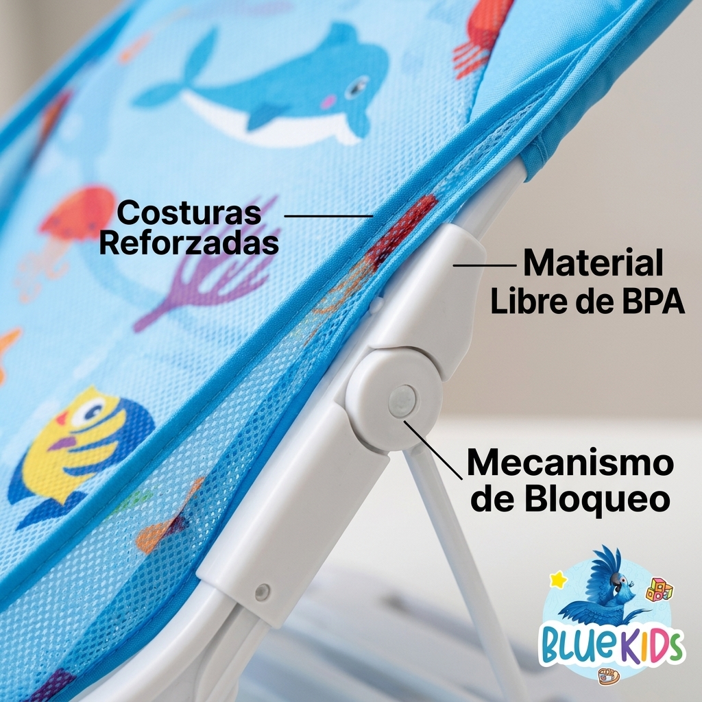 Silla Asiento Baño Bebe Plegable Reclinable Tina Antideslizante 13