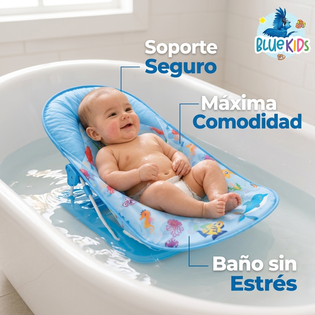 Silla Asiento Baño Bebe Plegable Reclinable Tina Antideslizante 16