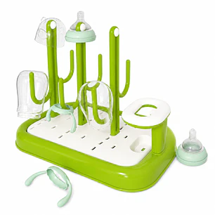 Escurridor de Mamaderas y Biberones Desmontable con Bandeja de Drenaje|Organizador para Accesorios de Bebé