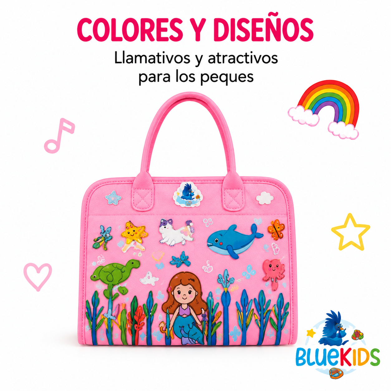 LIBRO SENSORIAL Y DIDÁCTICO DE TELA – JUGUETE EDUCATIVO DE ACTIVIDADES Y MOTRICIDAD FINA 17