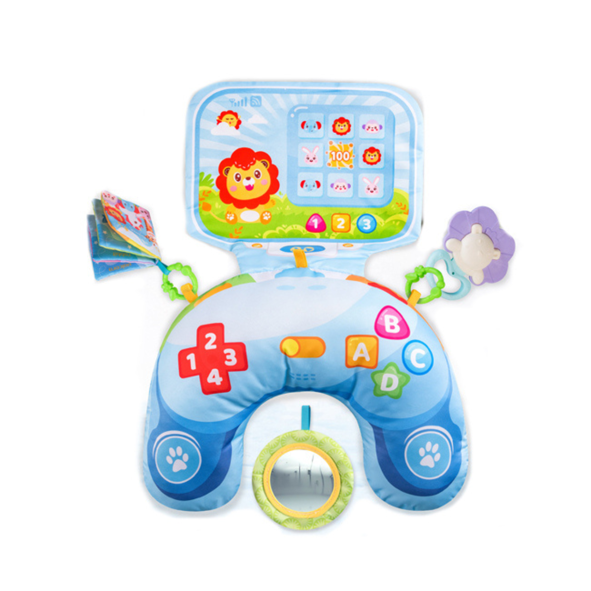 Cojín Tummy Time para Bebé Interactivo y Sensorial 2