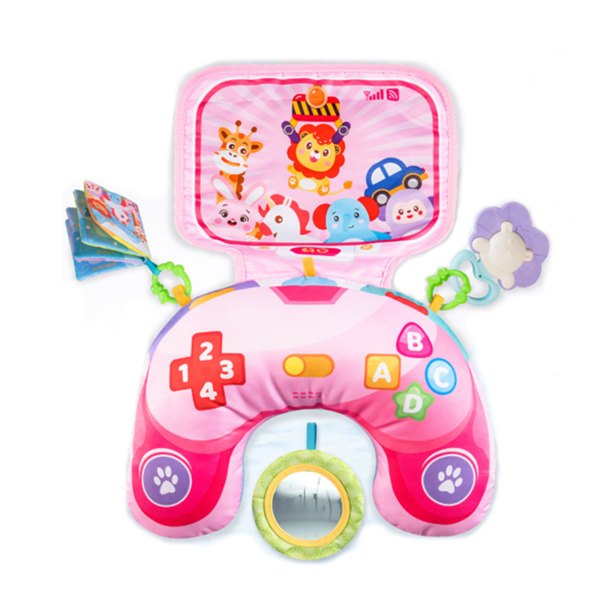 Cojín Tummy Time para Bebé Interactivo y Sensorial 8