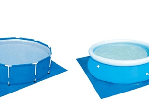 Lona Piso Protector para Piscina Redonda de 4.57