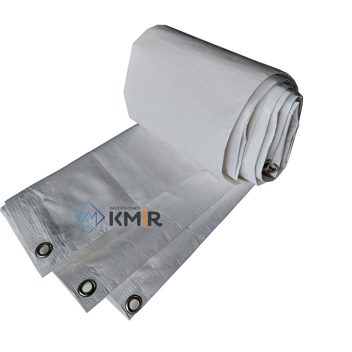 Paredes para toldo Plegable 2x3 con Anillos Metálicos Blanco 2