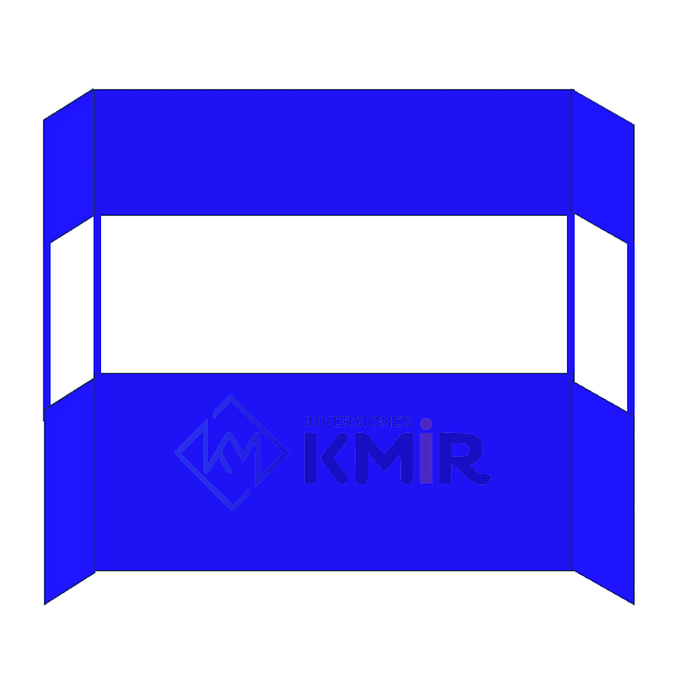 Paredes Transparentes para Toldo 2x2 con Anillos Metálicos 1