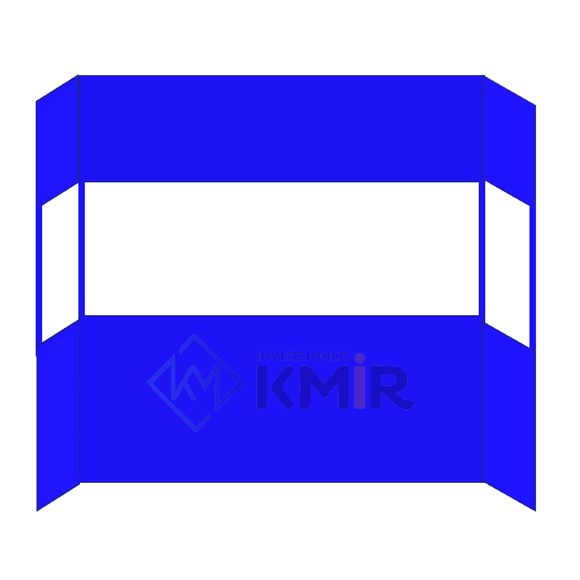 Paredes Transparentes para Toldo 3x3 con Anillos Metálicos 1