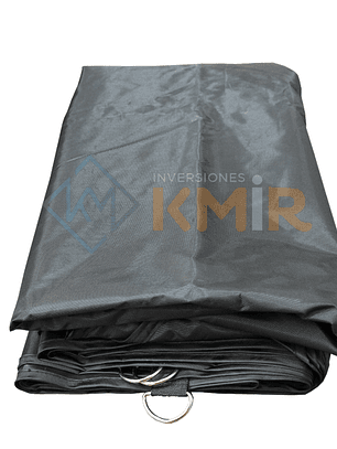 Lona de Repuesto para toldo 3x3 PVC Negro (Premium)